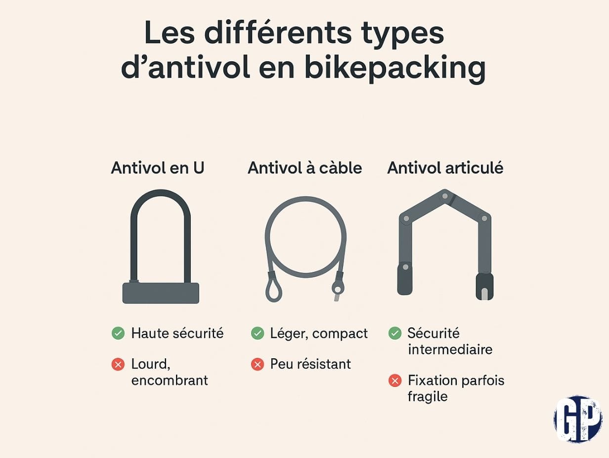 antivols en bikepacking