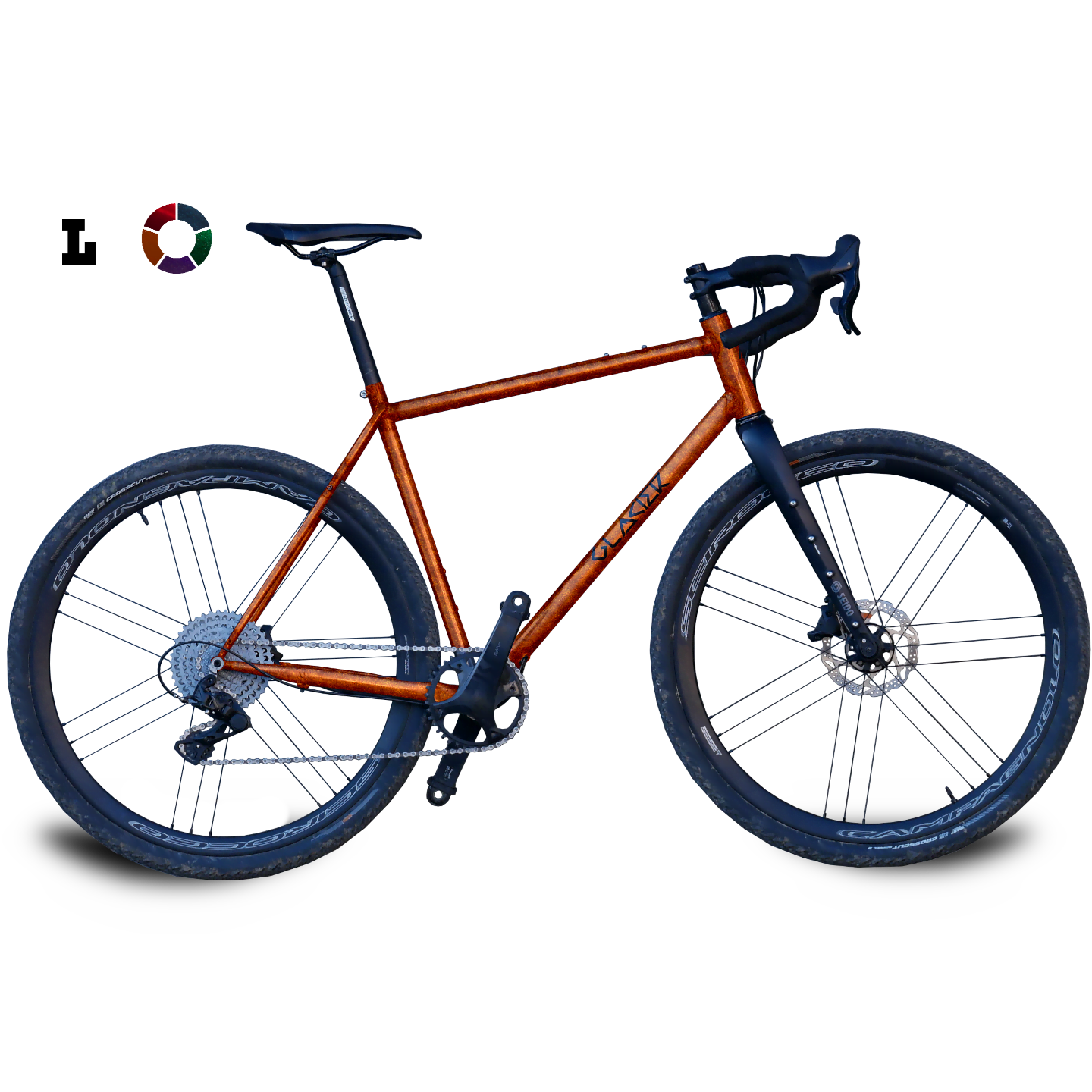 Vélo Gravel cadre Acier dawelo - taille M/L