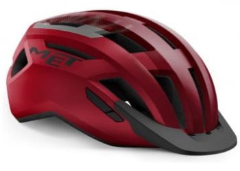 Casque met allroad gravel mat rouge noir 2021 l 58 61 cm
