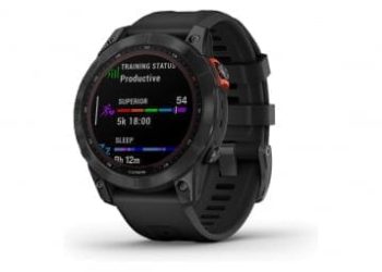 Montre de sport garmin fenix 7 solar noir