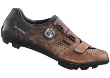 Paire de chaussures gravel shimano rx8 bronze 41