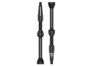 Paire de valves tubeless lezyne presta noir longueur 60 mm