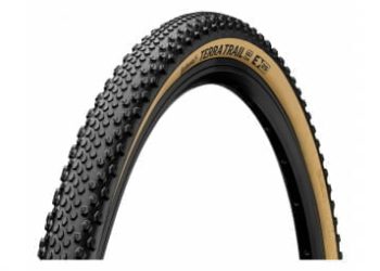 Pneu gravel continental terra trail 650b tubeless ready souple shieldwall system puregrip compound flancs cream e bike e25 47 mm